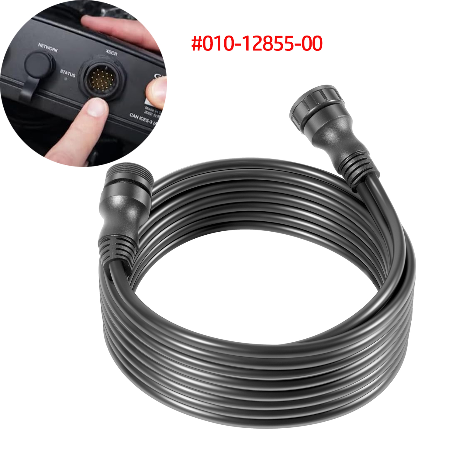 Fish Finder Cable - 010-12855-00 Ship Transducer Extension Cable Fits