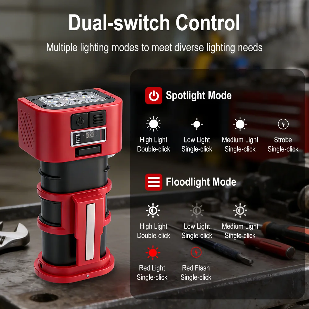 BORUiT COB LED Work Light 1000 - Fishing Light incelemesi ve fiyatı