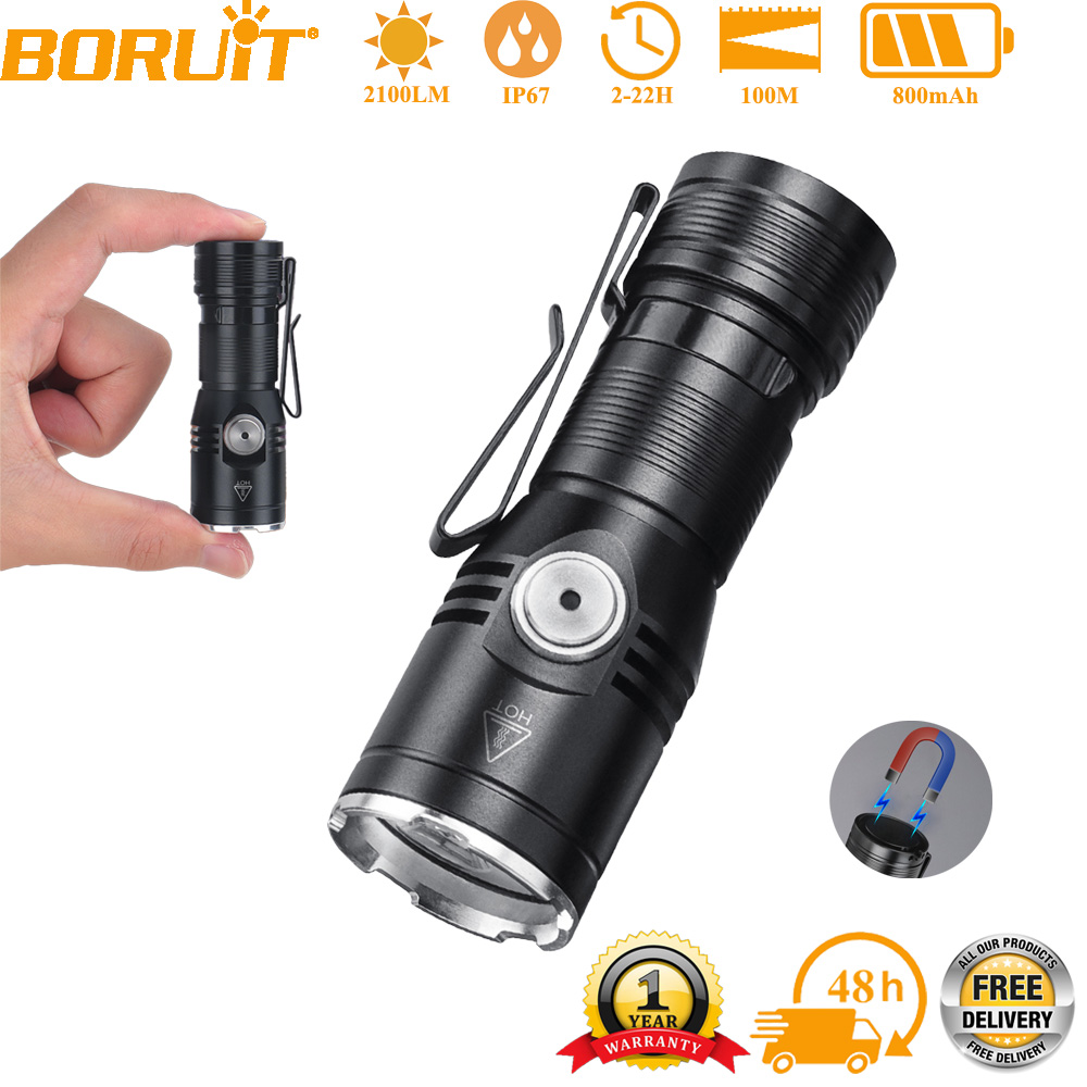 BORUiT ET15 EDC Flashlight Ult - Fish Finder Battery incelemesi ve fiyatı