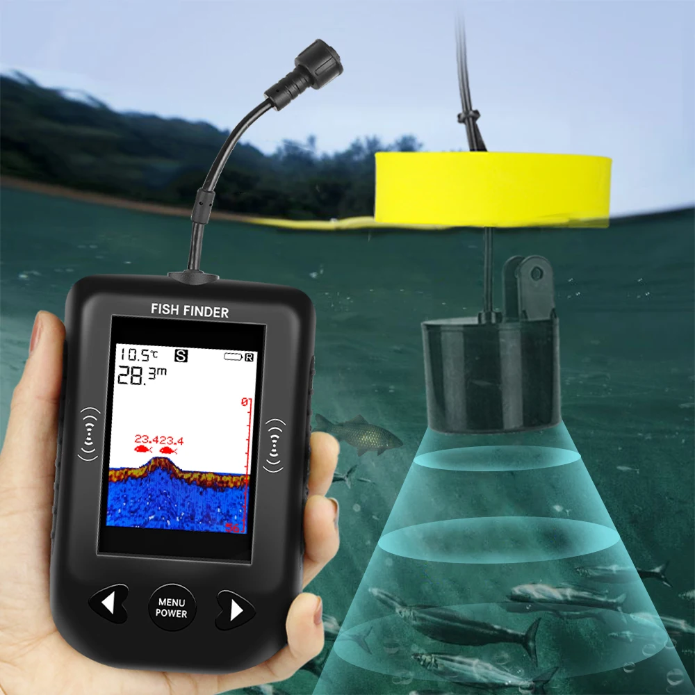 Alarm 100M Portable Sonar Fish - Fish Finder Transducer incelemesi ve fiyatı