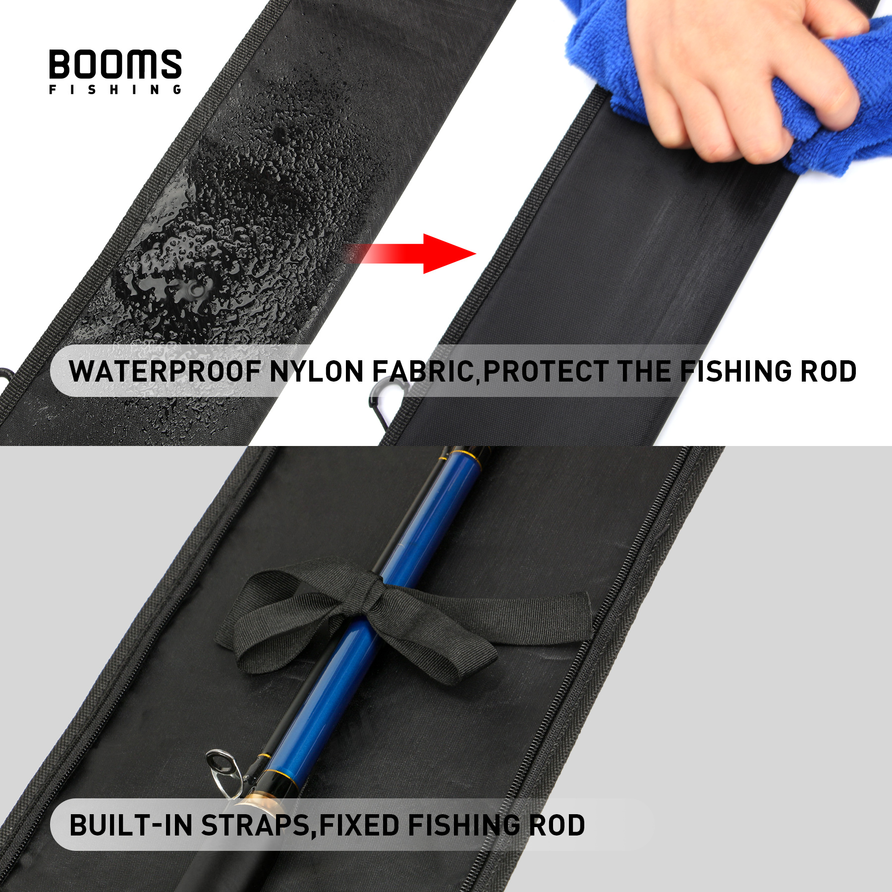 Booms Fishing 195cm Large Wate - Fish Finder Case incelemesi ve fiyatı
