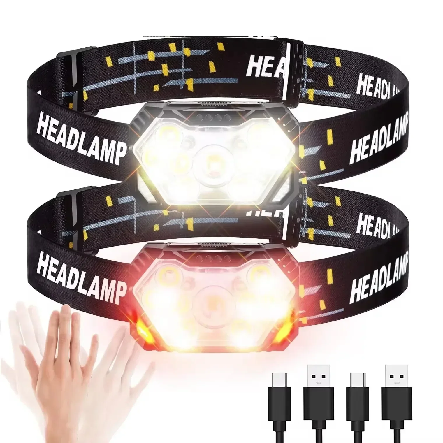 Powerful LED Sensor Headlamp U - Fish Finder Battery incelemesi ve fiyatı