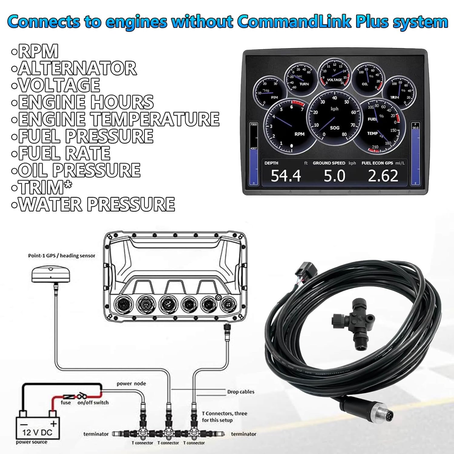 Engine Interface Cable NMEA200 - Fish Finder Cable incelemesi ve fiyatı