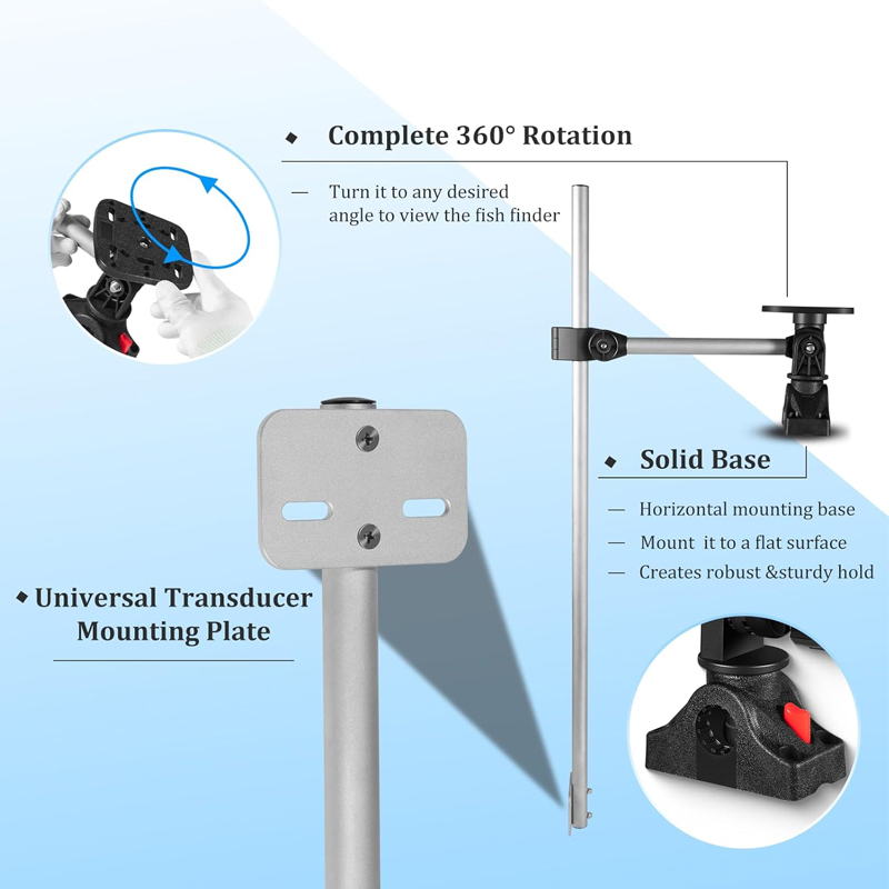 360° Rotation ,Marine Fish Fin - Fish Finder Mount incelemesi ve fiyatı