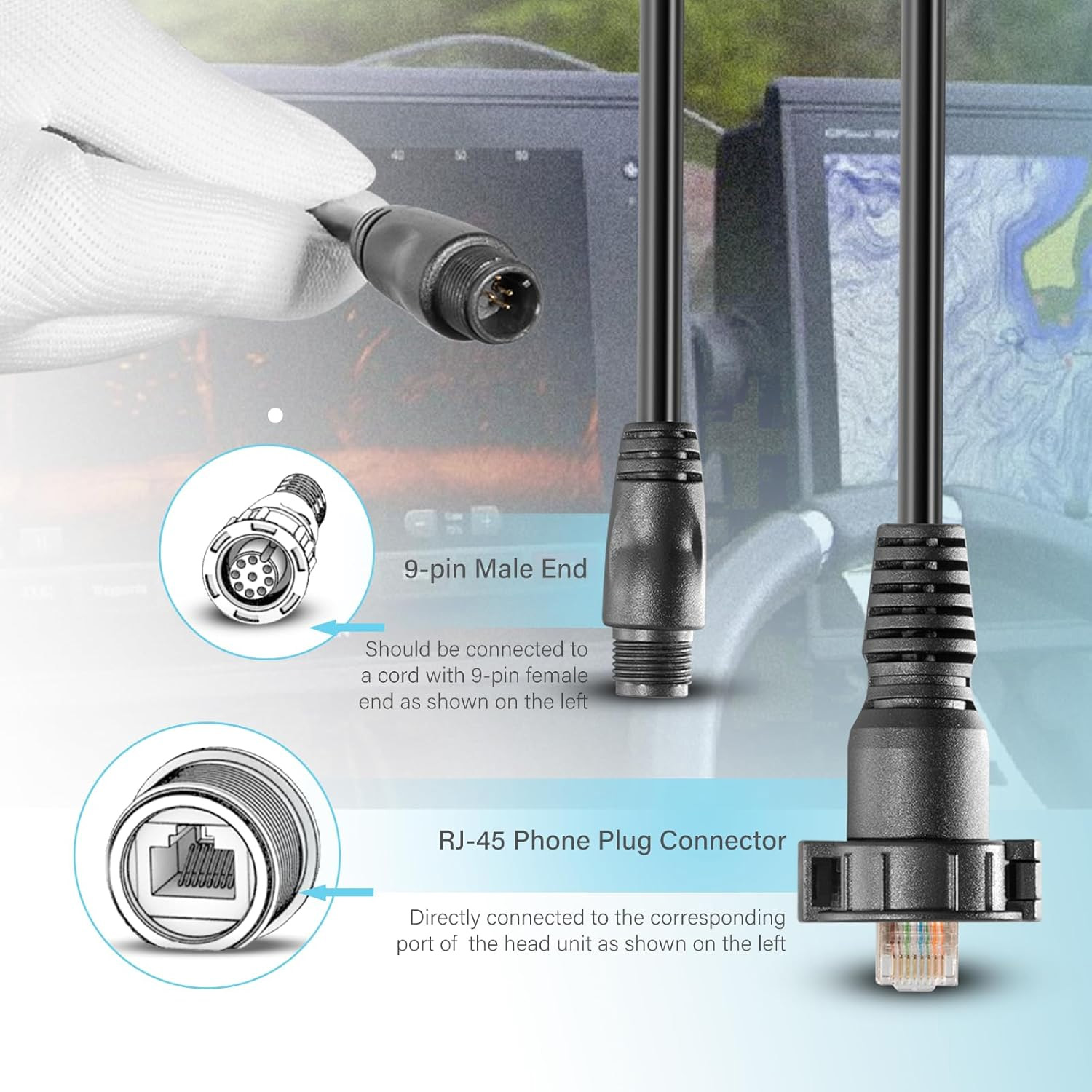 010-12531-01 Marine Network Ad - Fish Finder Cable incelemesi ve fiyatı