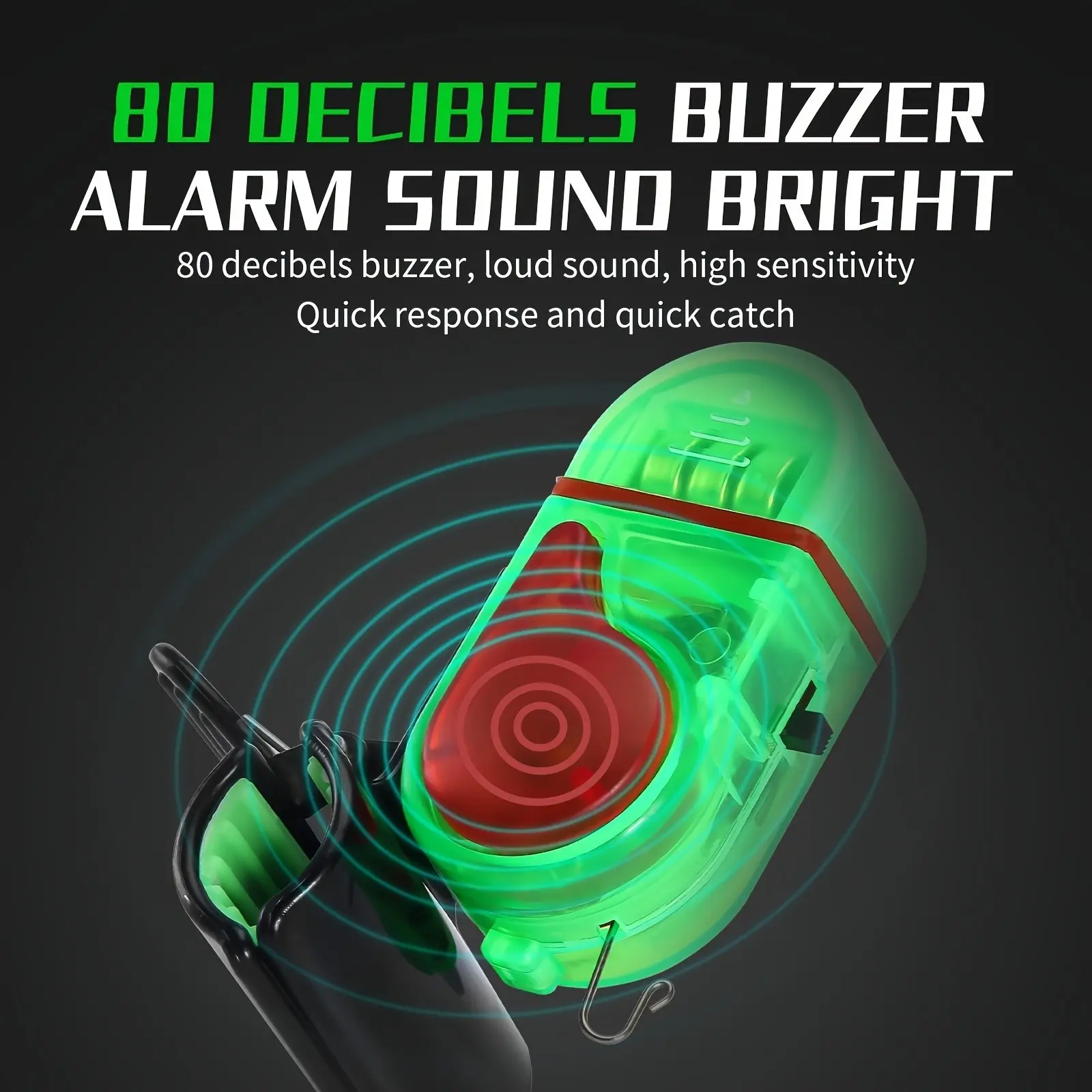2PCS LED Fishing Bite Alarm, 2 - Bite Alarm incelemesi ve fiyatı