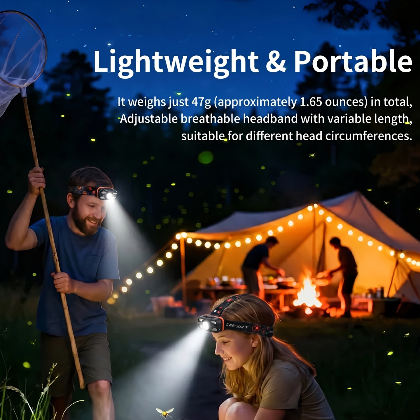 USB Rechargeable LED Headlamp  - Fish Finder Battery incelemesi ve fiyatı